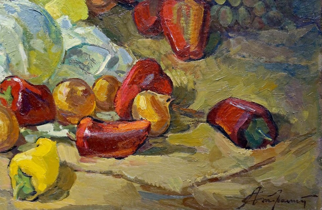 Oil painting Vegetable still life Stremsky Alexander Ivanovich - 5