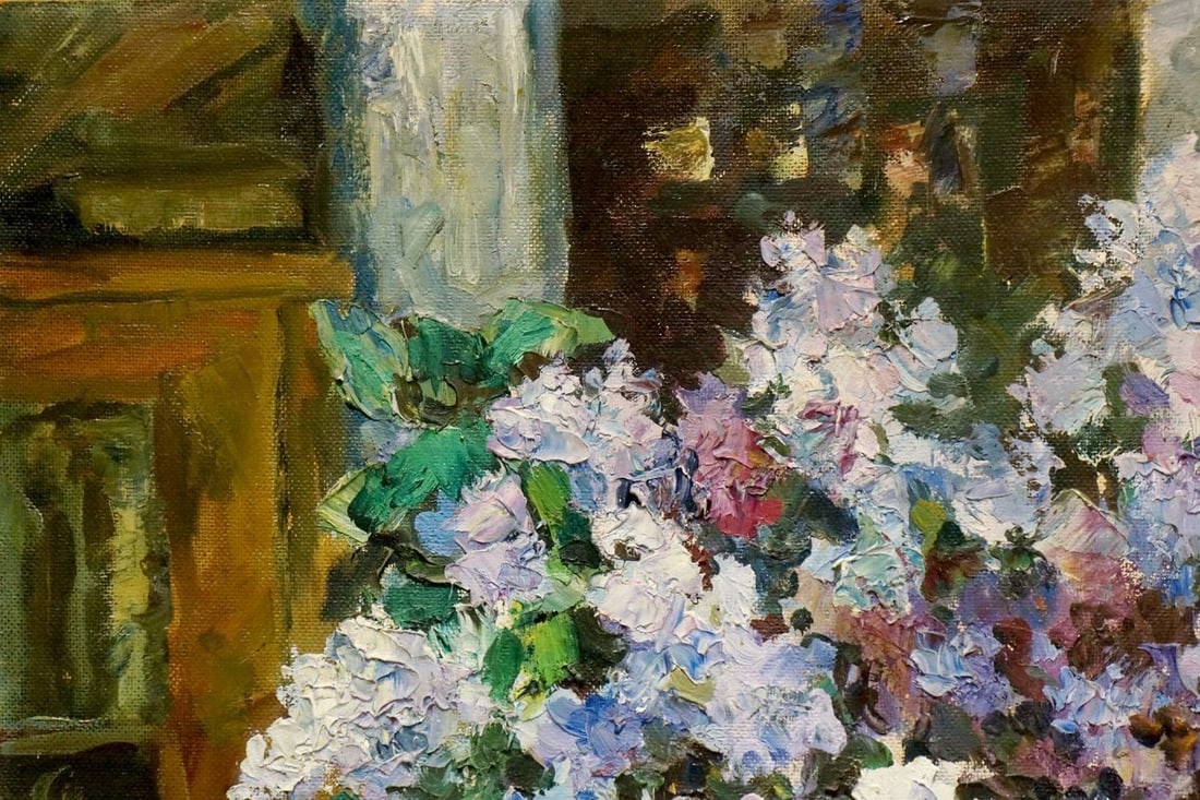 Oil painting Lilac bouquet Zhezher Anatoly Mikhailovich - 3