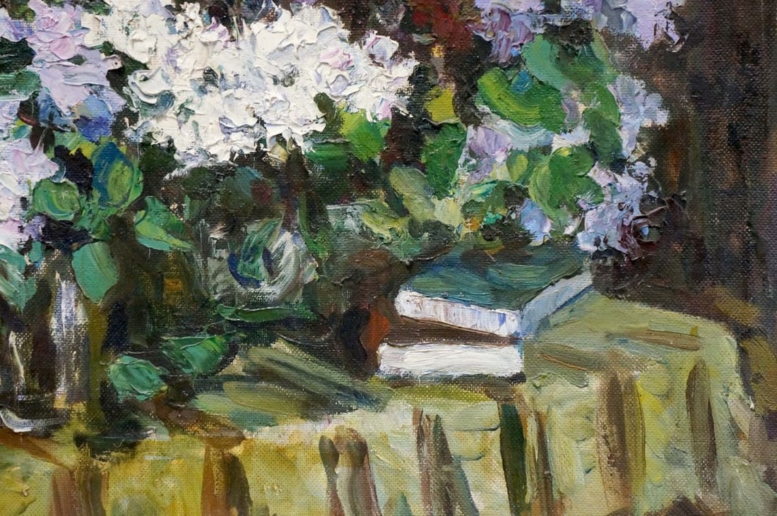 Oil painting Lilac bouquet Zhezher Anatoly Mikhailovich - 5