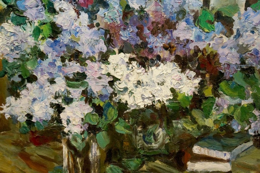 Oil painting Lilac bouquet Zhezher Anatoly Mikhailovich - 6