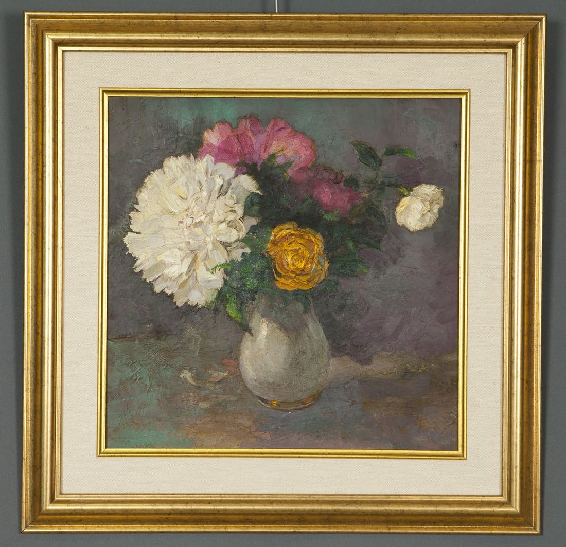 Oil painting Still life Ivan Kirillovich Tsyupka: E 575 *** ABOUT THIS PAINTING *** * TITLE: "Still life" * ARTISTS: Ivan Kirillovich Tsyupka * SIZE: 51x51 cm/20.07x20.07 inches' * MEDIUM: oil, cardboard * HAND PAINTED: Original painting from our col