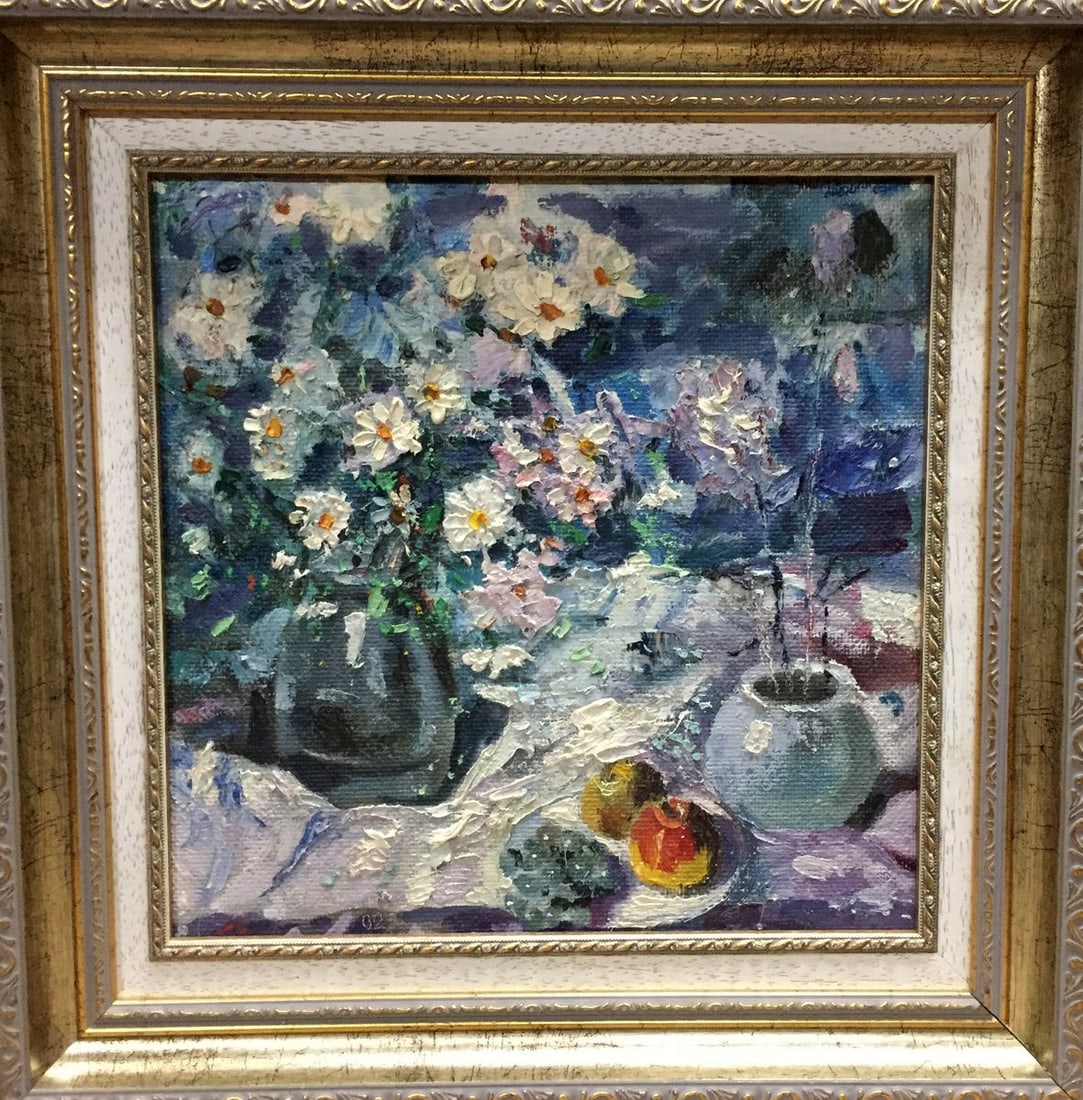 Oil painting Still life: Vern 4