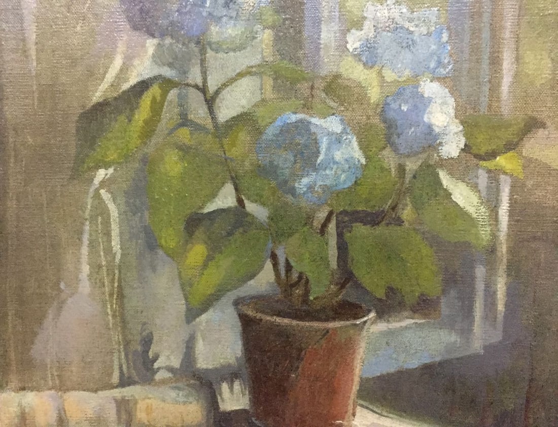 Oil painting Flower on the windowsill Seleznev Vladimir Pavlovich - 3