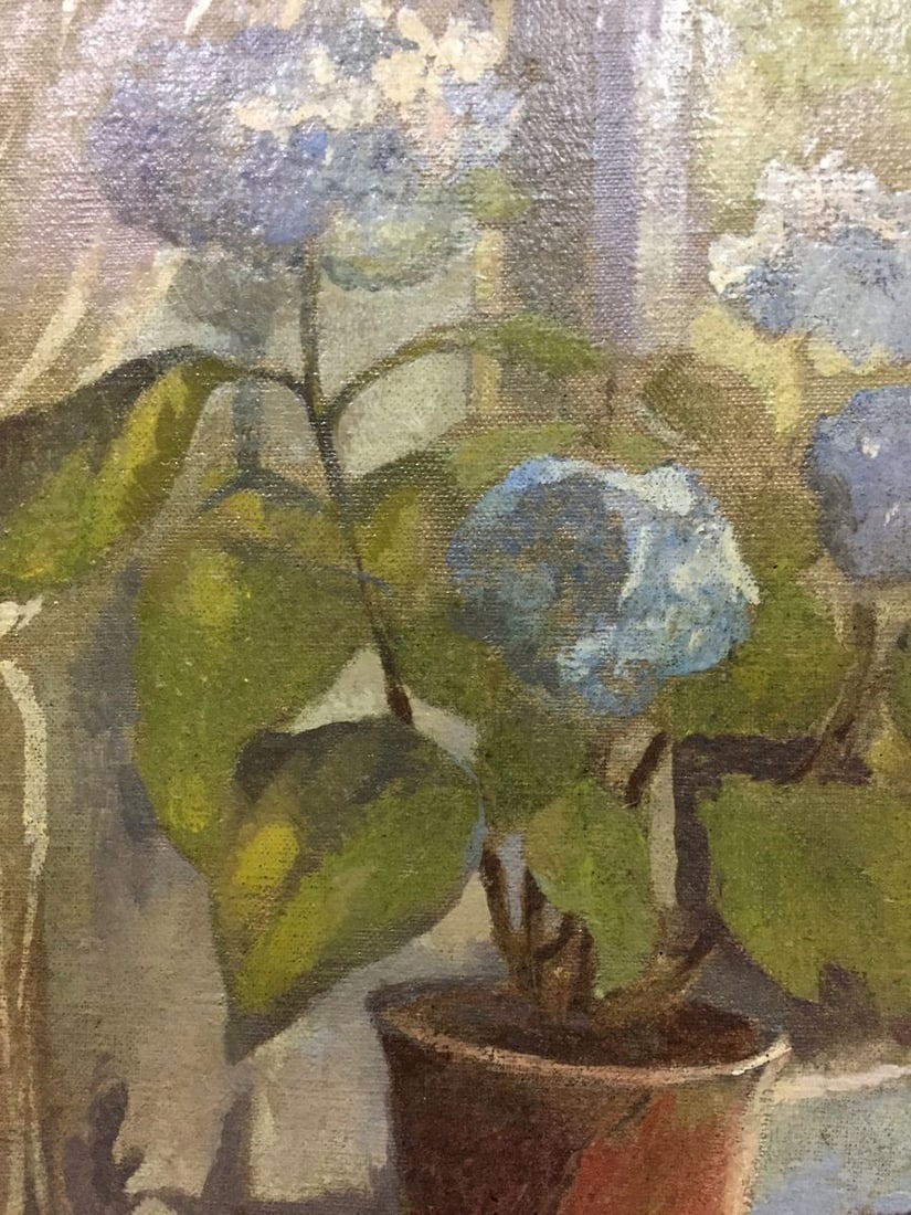 Oil painting Flower on the windowsill Seleznev Vladimir Pavlovich - 6