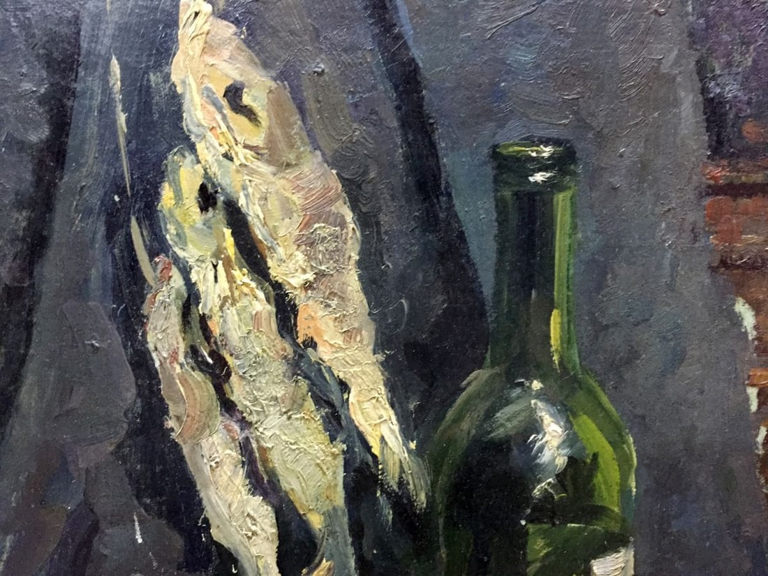 Oil painting Still life with bagels Khorov Alexander - 2