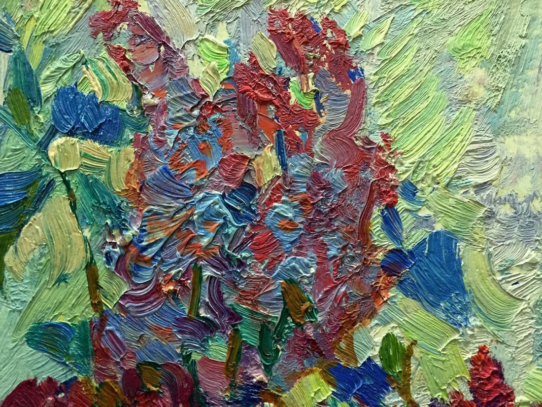 Oil painting Flowers Chegodar Vasily Dmitrievich - 3