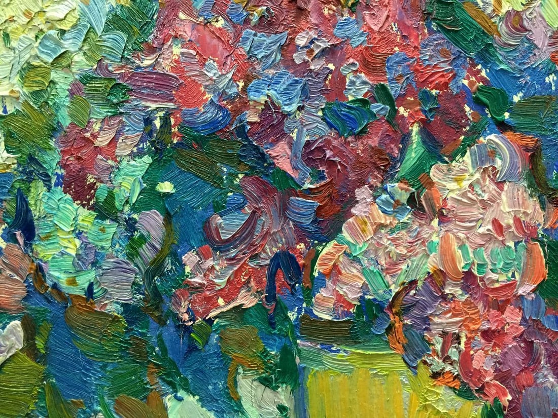 Oil painting Flowers Chegodar Vasily Dmitrievich - 5