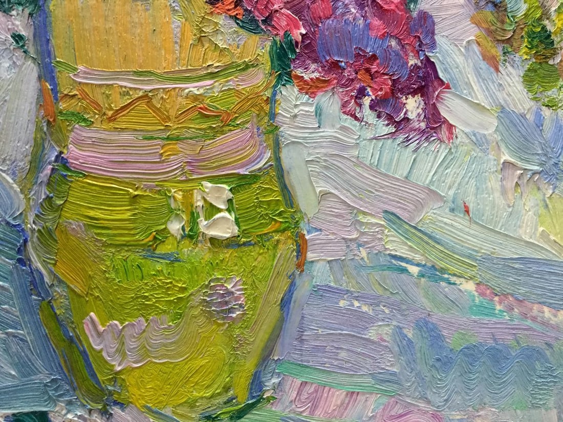 Oil painting Flowers Chegodar Vasily Dmitrievich - 8