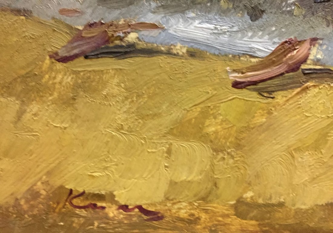 Oil painting Still life with fish Katz Adam Zakharovich - 2