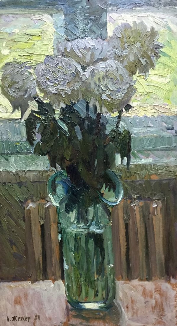 Oil painting Etude Zhezher Anatoly Mikhailovich: Vern 181