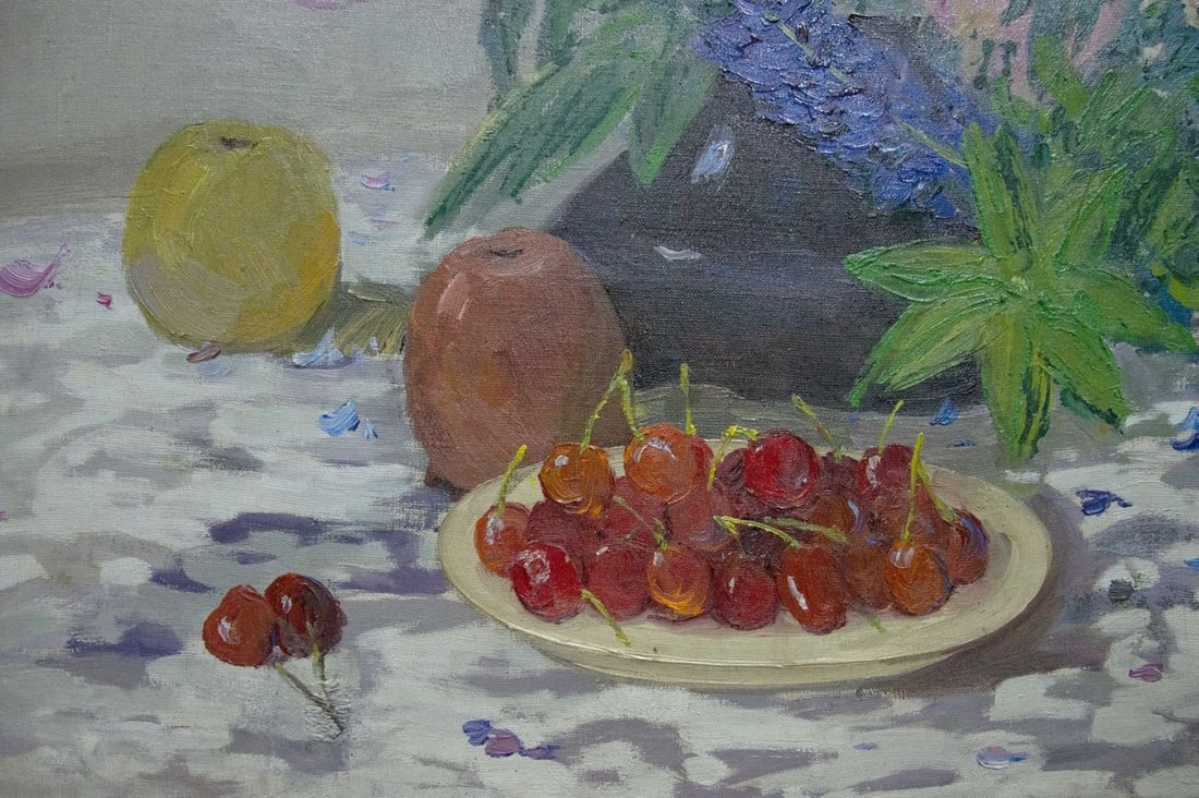 Oil painting Bouquet of autumn flowers - 5