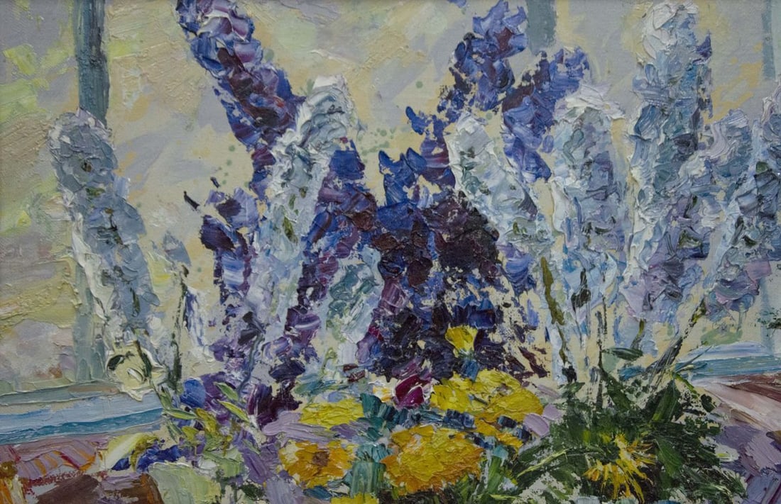 Oil painting Flowers Shapovalov Sergey Gavrilovich - 2