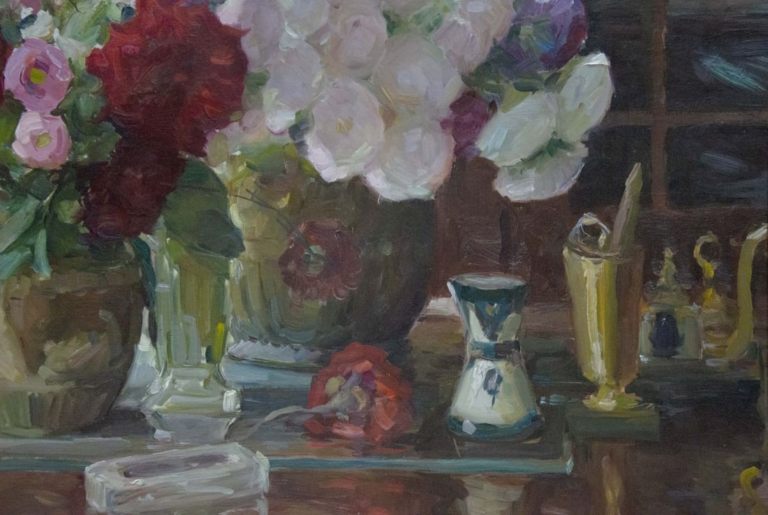 Oil painting Flowers Shulga Ivan Nikolaevich - 5