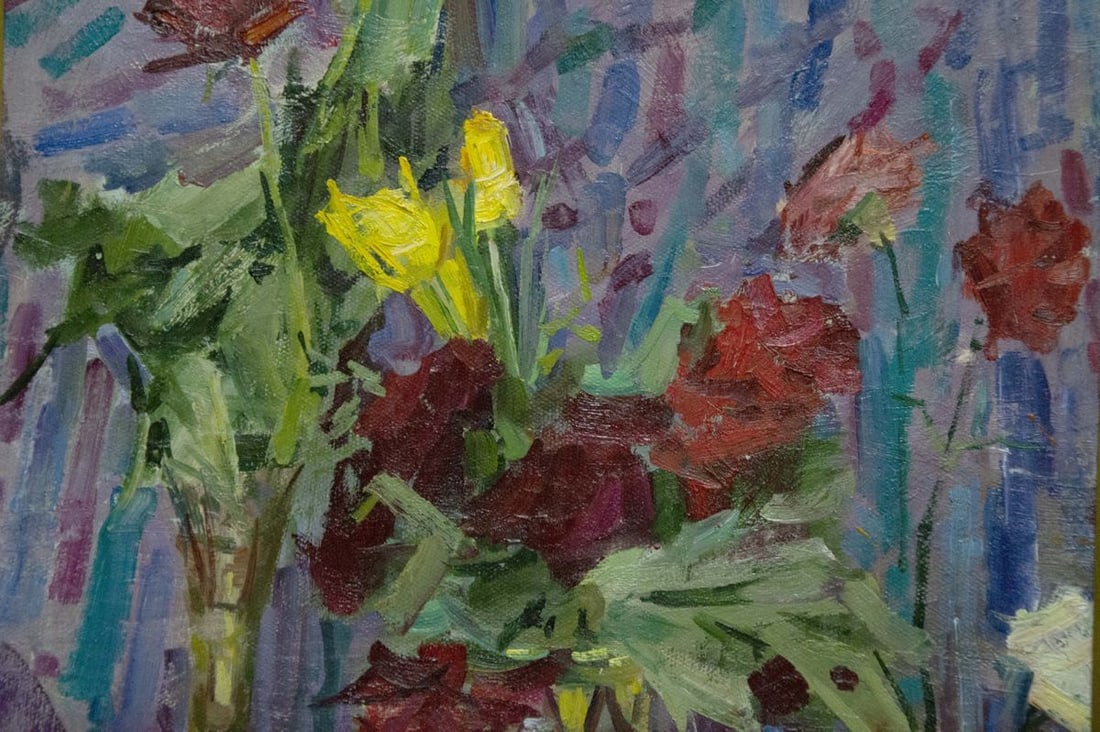 Oil painting Flowers Ryasnyansky Mikhail Alekseevich - 3