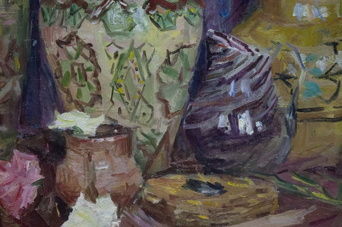 Oil painting Flowers Ryasnyansky Mikhail Alekseevich - 6