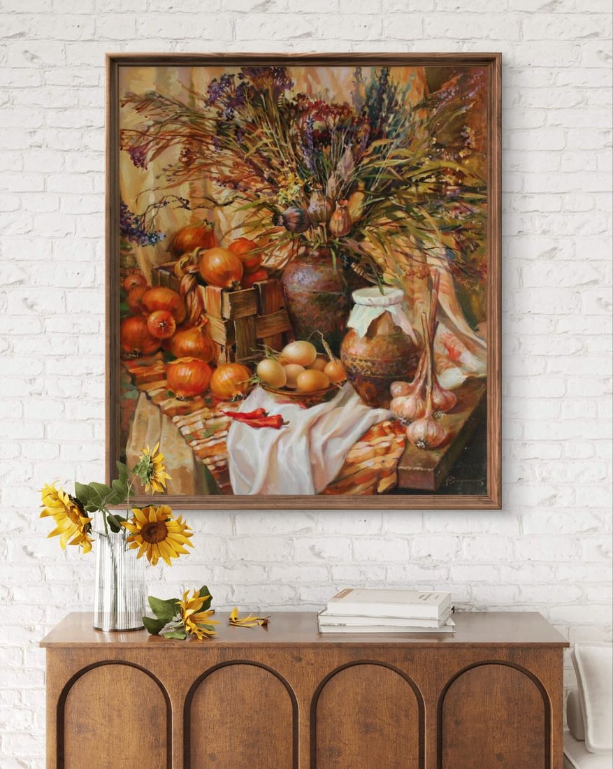 Oil painting Memories of grandma Yuriy Suprunchuk - 3