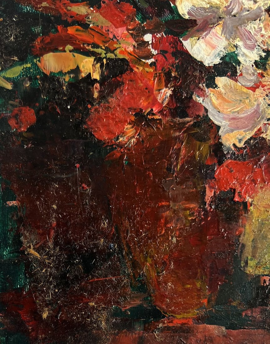 Oil painting Flowers as a gift for mom Vadim Aksenov - 6