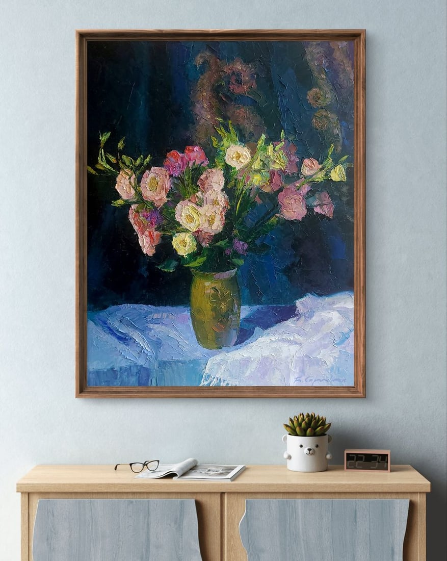 Oil painting Eustoma Boris Serdyuk - 3