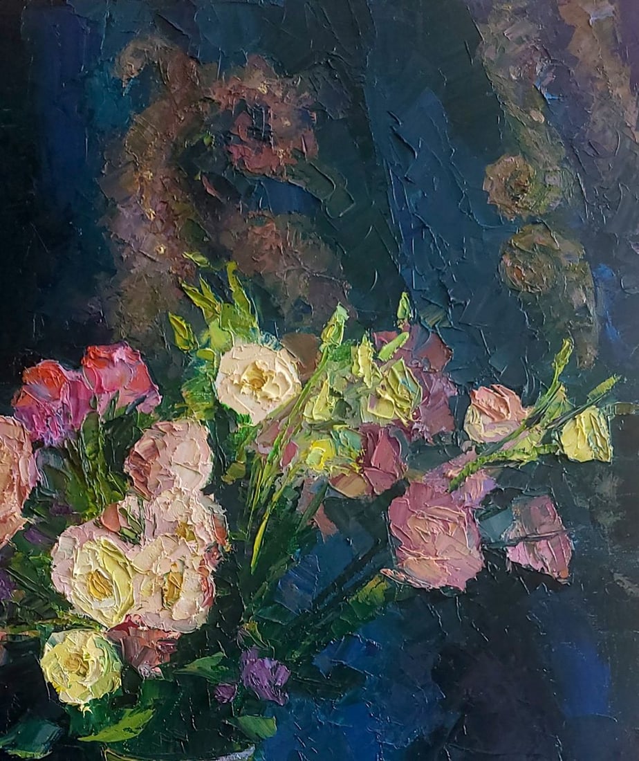 Oil painting Eustoma Boris Serdyuk - 5