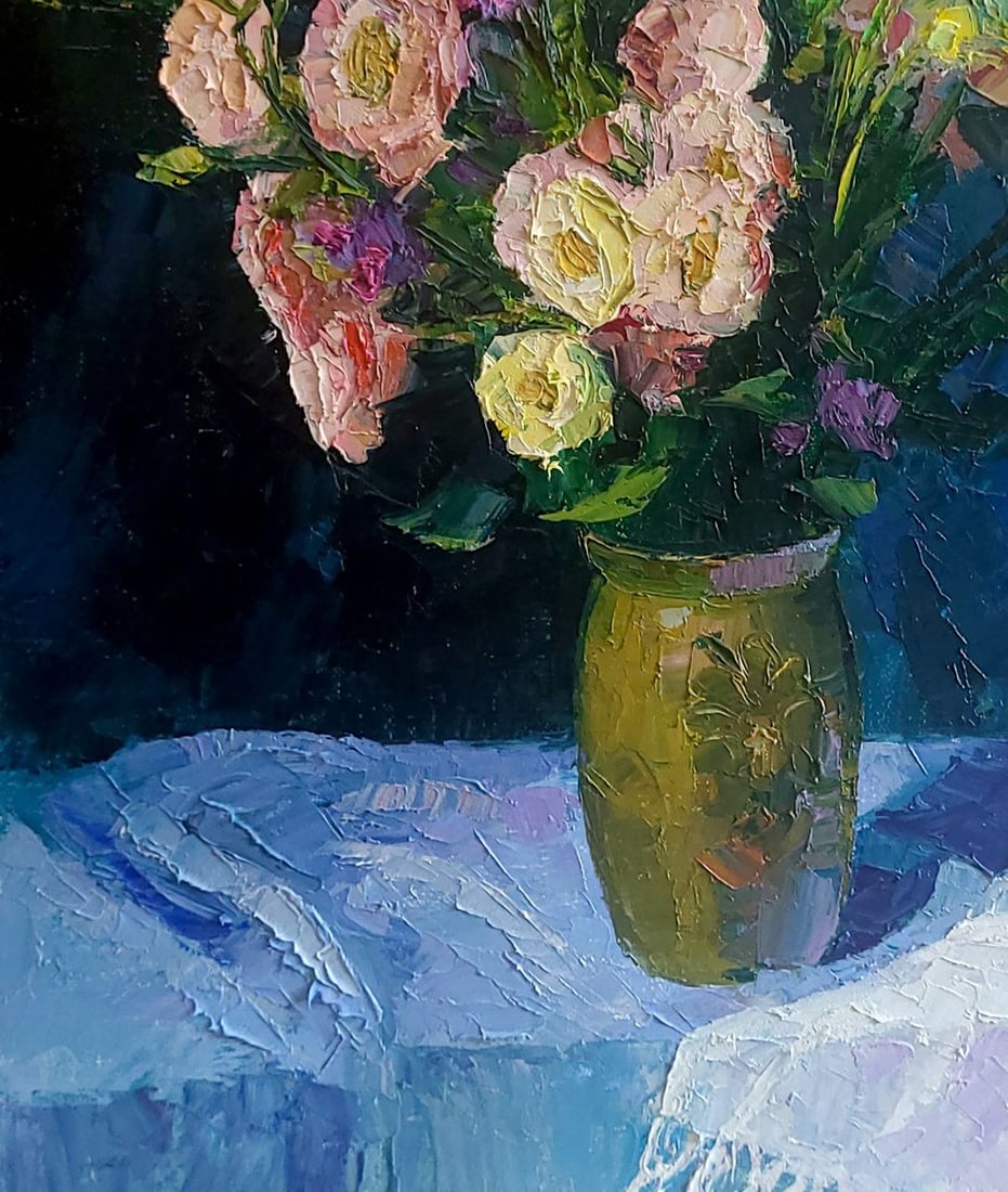 Oil painting Eustoma Boris Serdyuk - 6