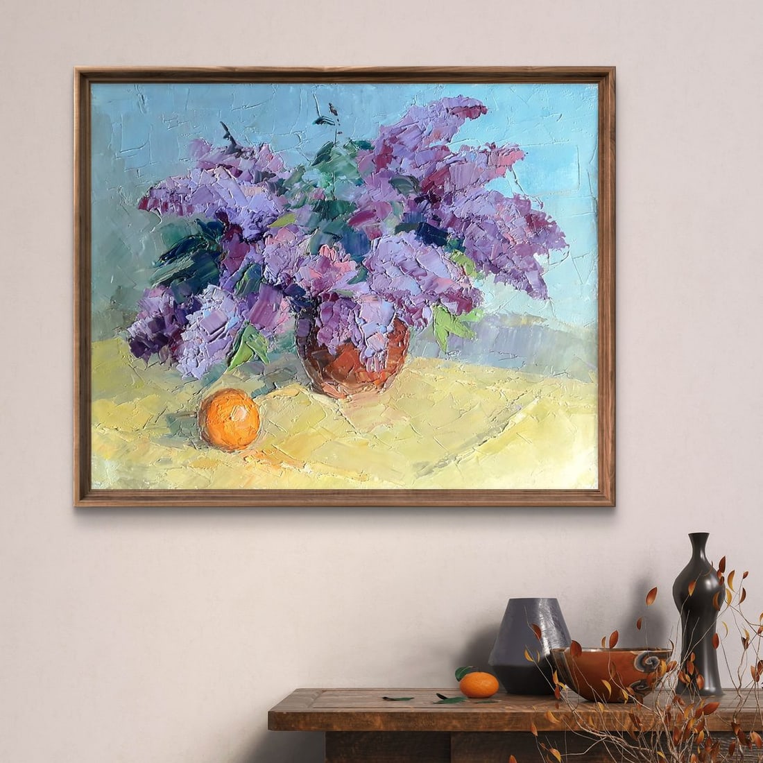 Oil painting Lilac and tangerine Boris Serdyuk - 2