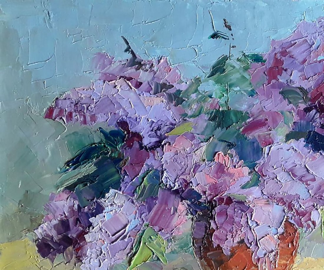 Oil painting Lilac and tangerine Boris Serdyuk - 4