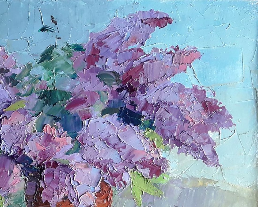 Oil painting Lilac and tangerine Boris Serdyuk - 5