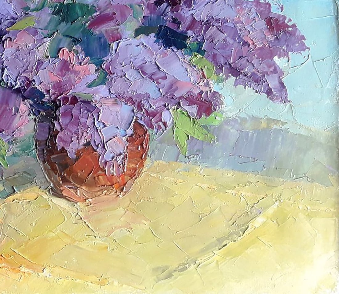 Oil painting Lilac and tangerine Boris Serdyuk - 7