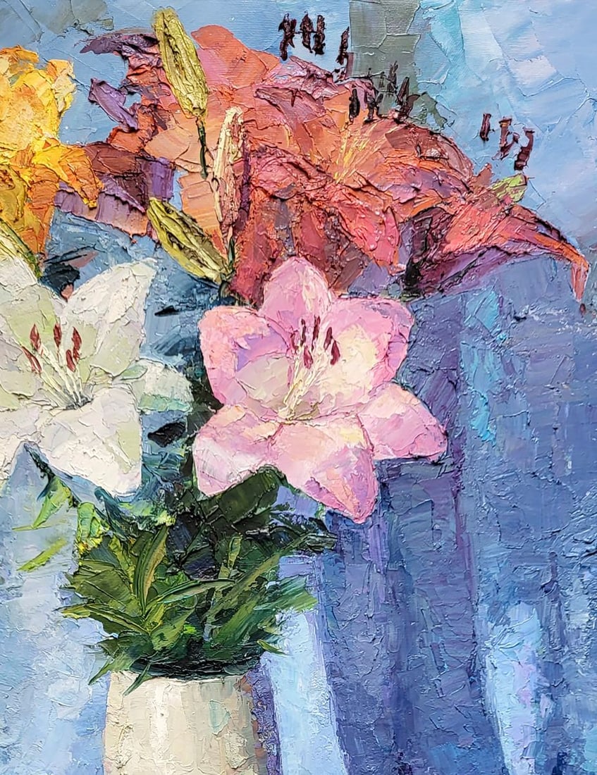 Oil painting Lilies Serdyuk Boris Petrovich - 3