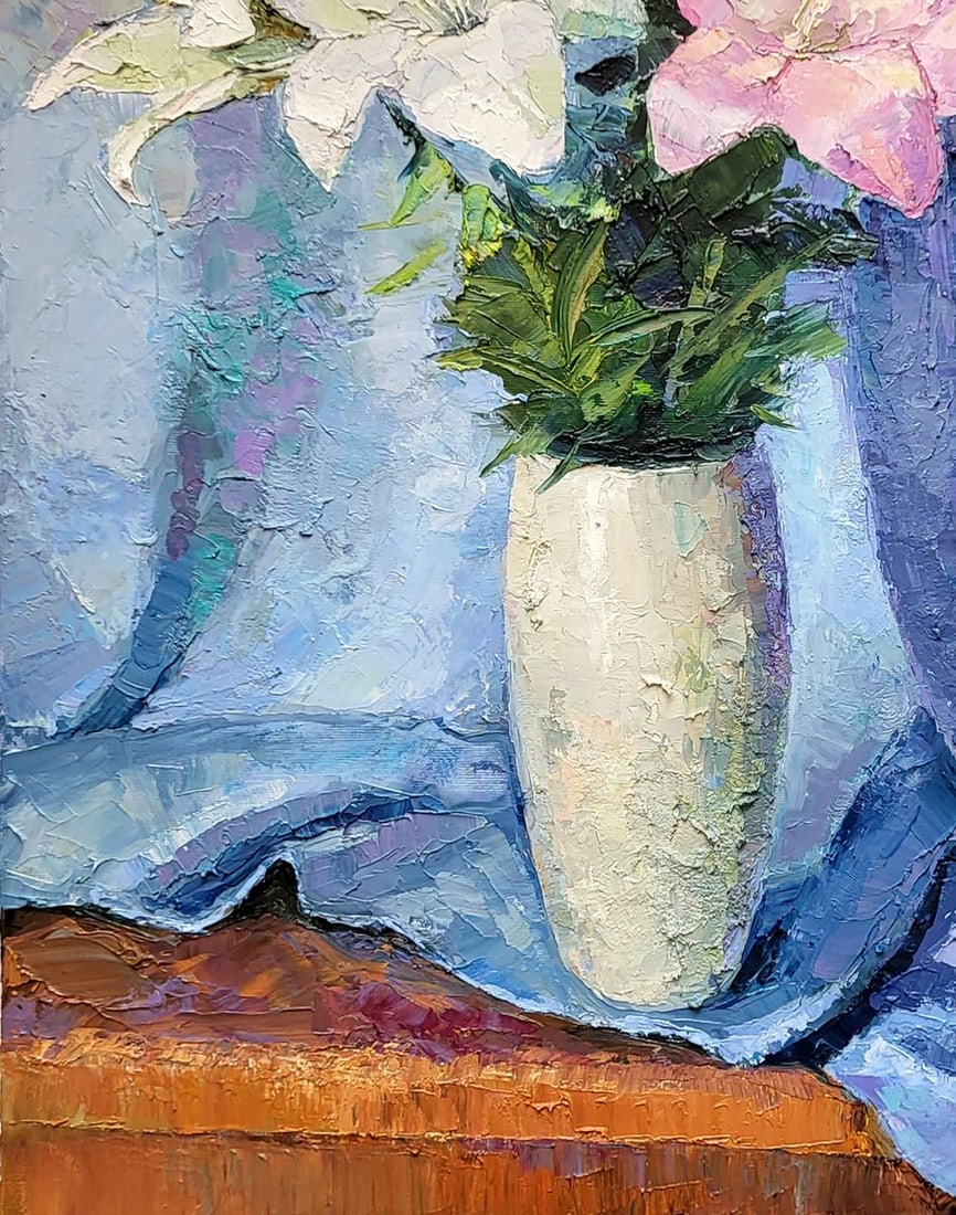 Oil painting Lilies Serdyuk Boris Petrovich - 4