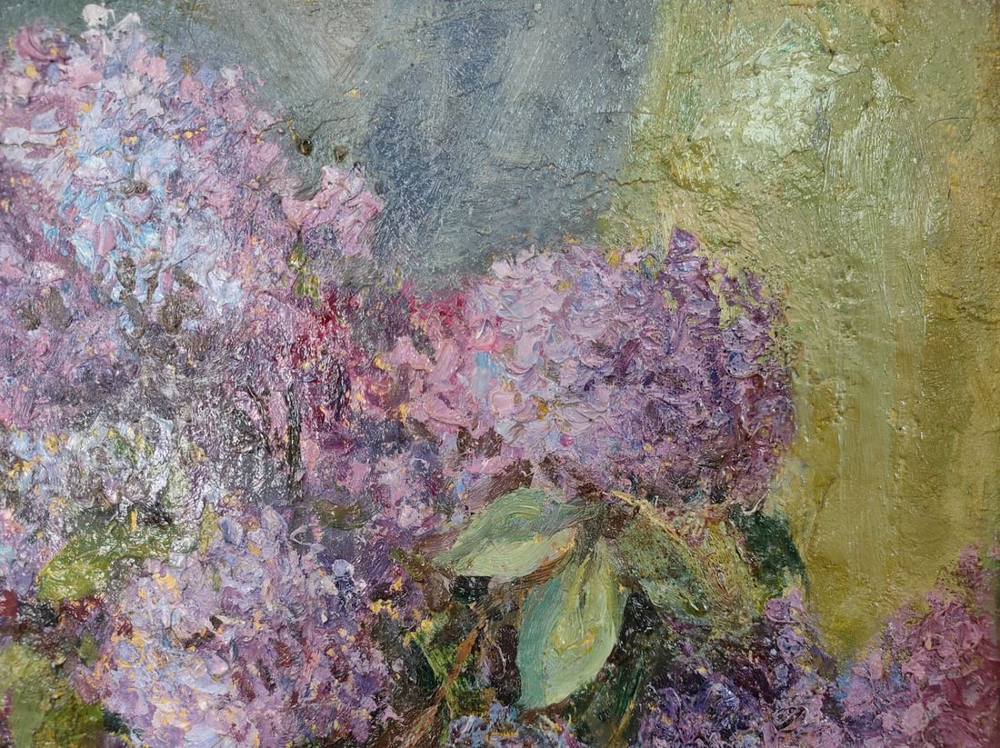 Oil painting Lilac and roses Mishurovsky V. V. - 3