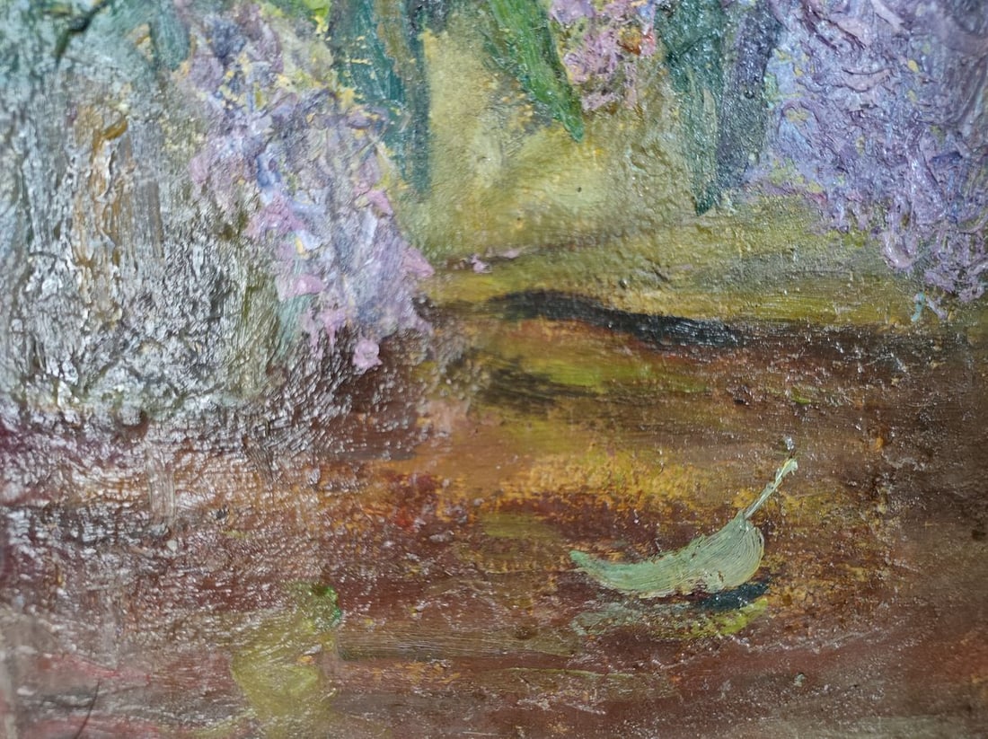 Oil painting Lilac and roses Mishurovsky V. V. - 6