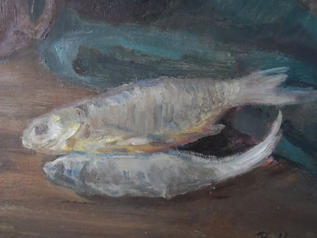 Oil painting Old fishing treats Mishurovsky V. V. - 3