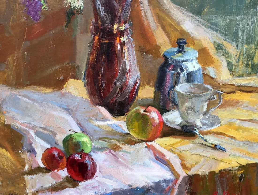 Flowers oil painting Vladimir Kuts - 2