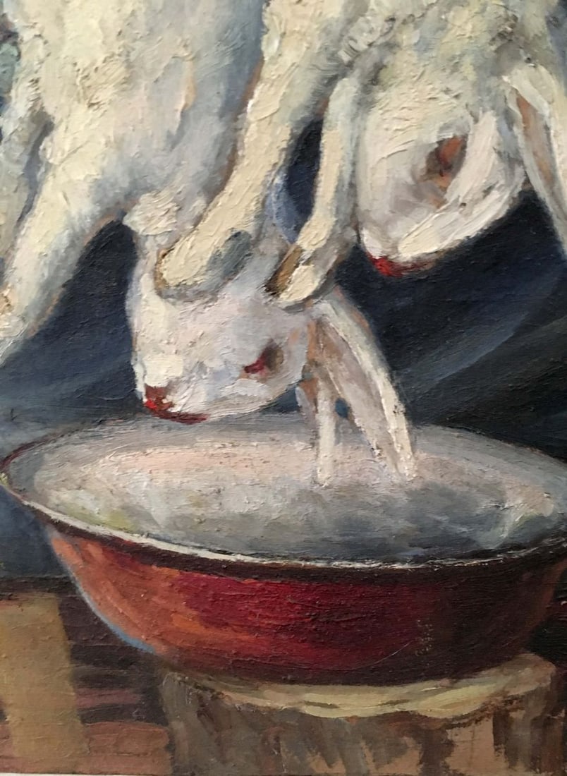 Oil painting hunting still life A. Cherkas - 2