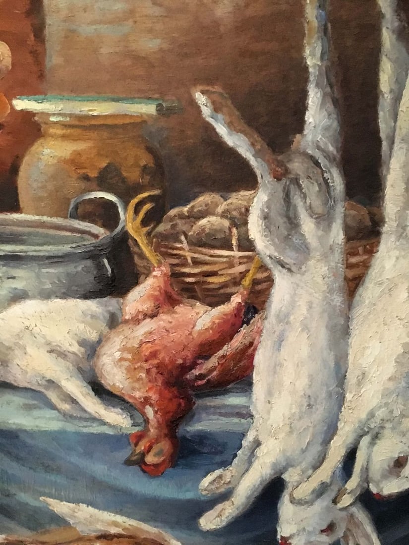 Oil painting hunting still life A. Cherkas - 3