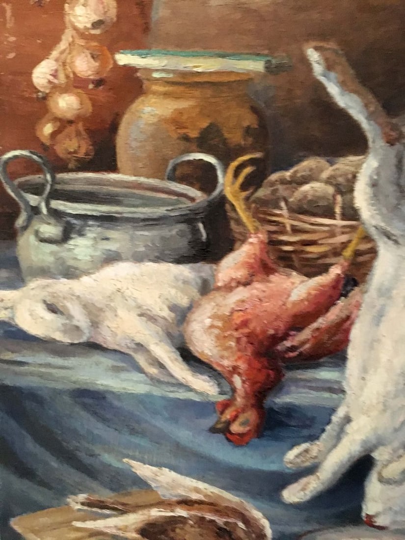Oil painting hunting still life A. Cherkas - 5