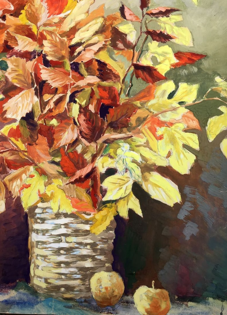 Watercolor painting Flowers Cherkas A.G. - 4