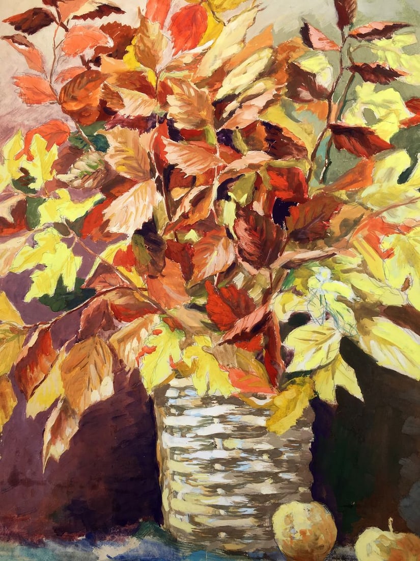 Watercolor painting Flowers Cherkas A.G. - 5