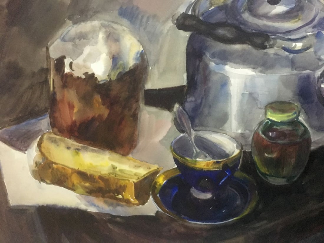Watercolor painting Kettle Palazhchenko Irina - 2