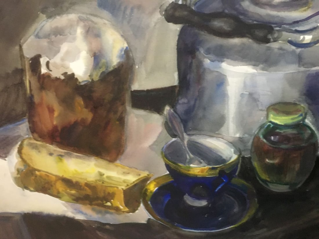 Watercolor painting Kettle Palazhchenko Irina - 3