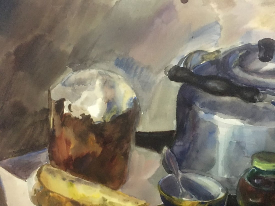 Watercolor painting Kettle Palazhchenko Irina - 5