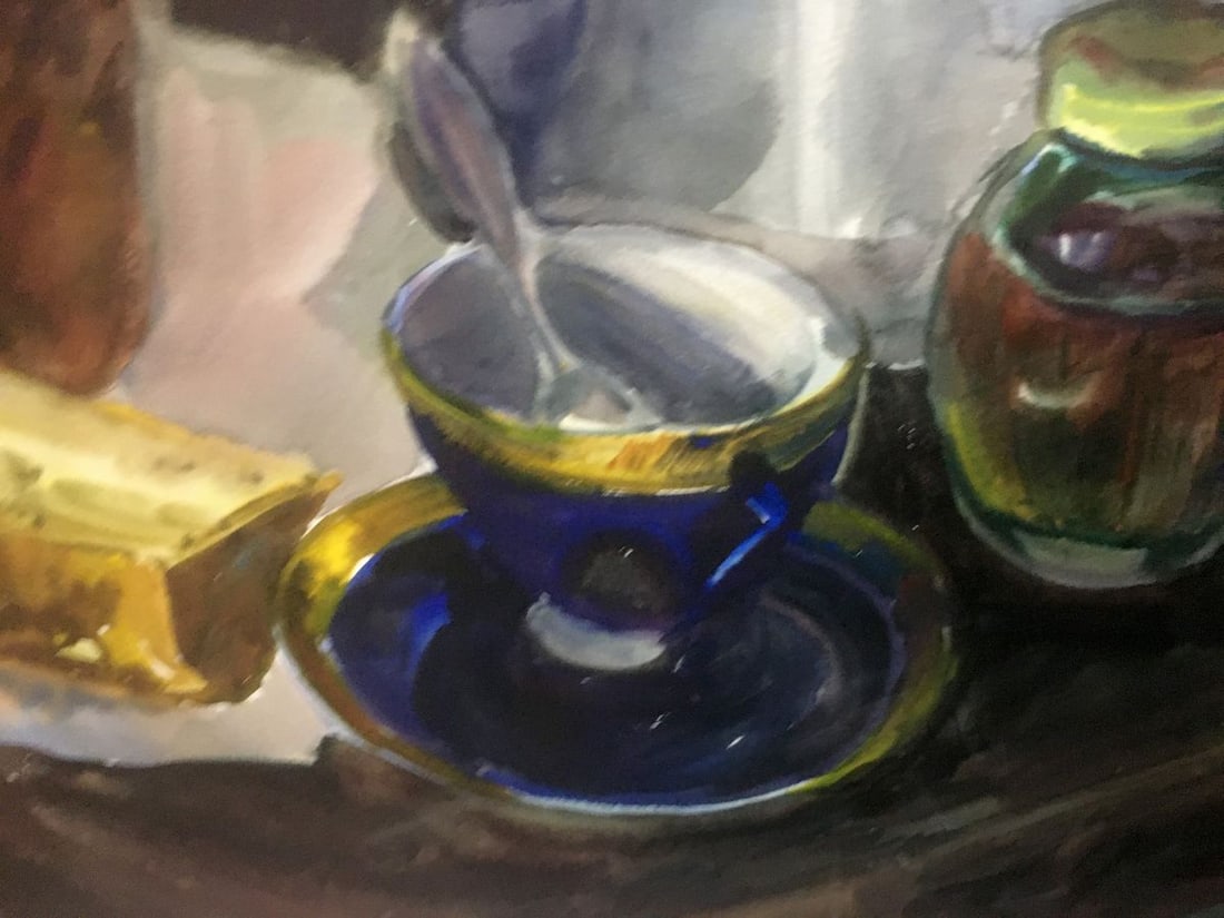 Watercolor painting Kettle Palazhchenko Irina - 6