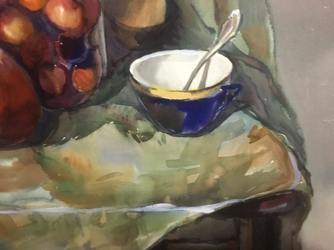 Watercolor painting Breakfast Palazhchenko Irina - 4