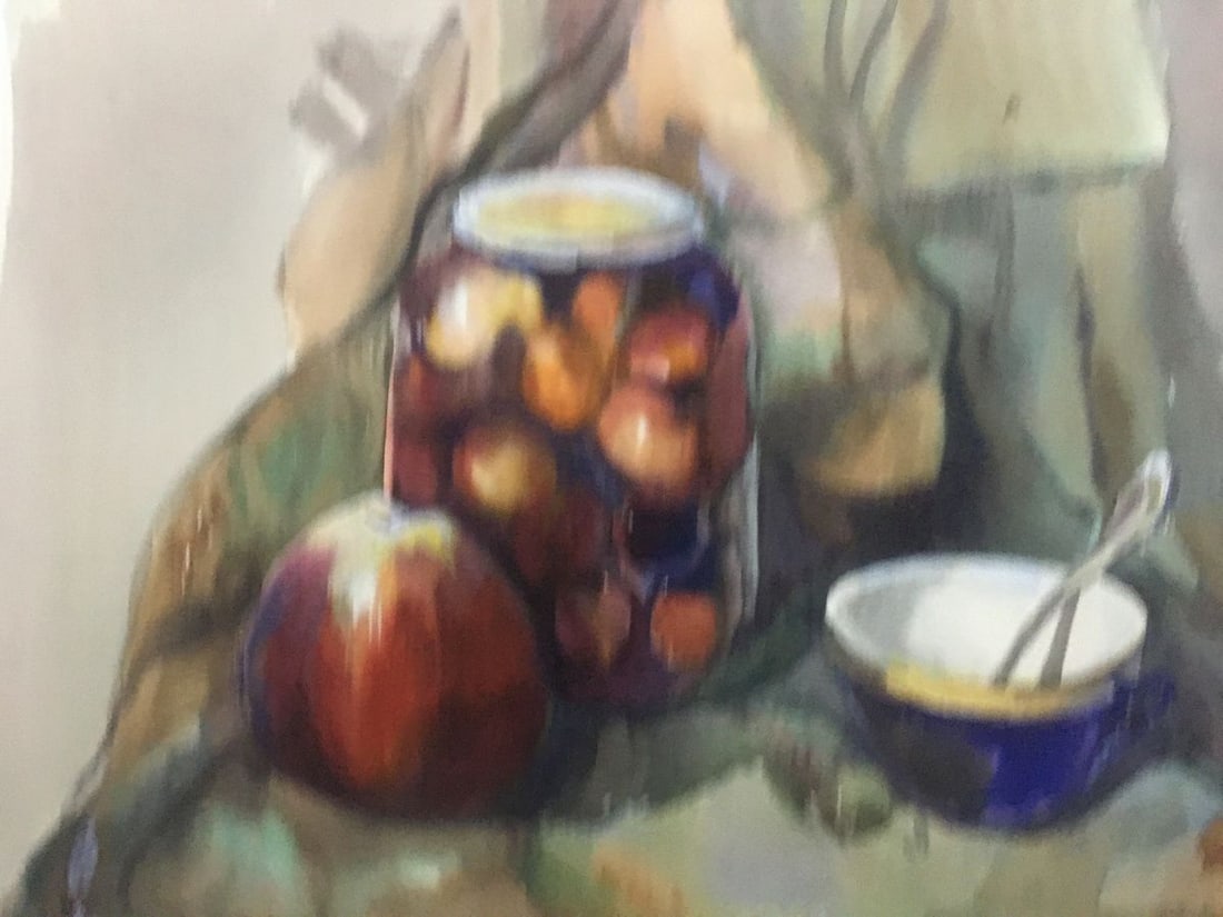 Watercolor painting Breakfast Palazhchenko Irina - 5