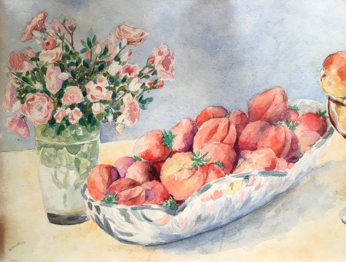 Watercolor painting Still life Yaremchenko I. P. - 2