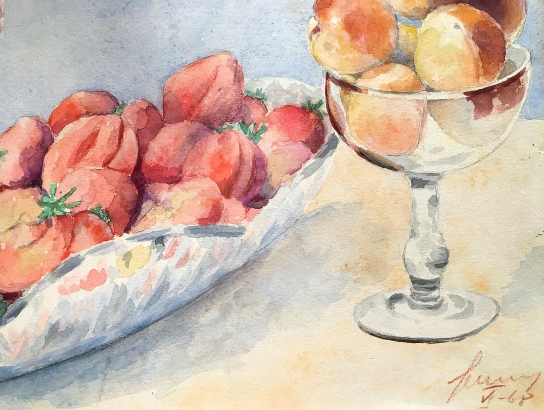 Watercolor painting Still life Yaremchenko I. P. - 6