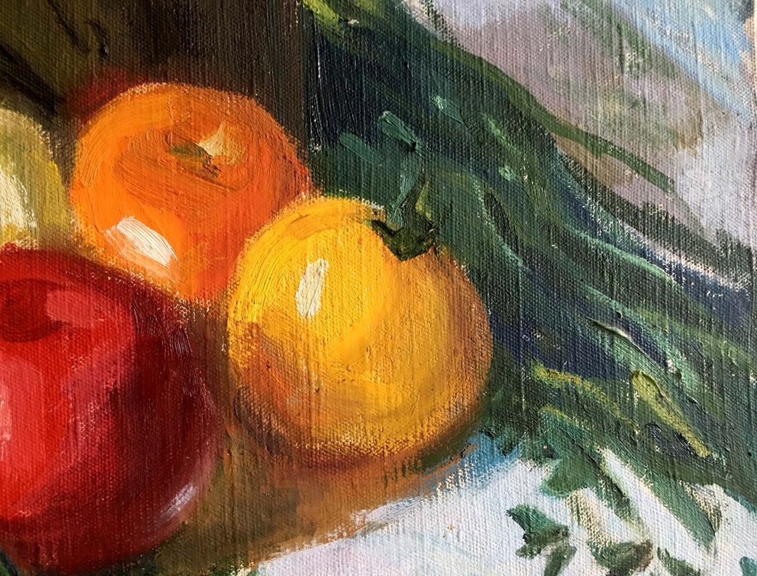 Oil painting Still life with vegetables Filippov Z. I. - 9