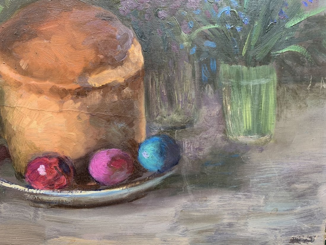 Oil painting Pasca Ivan Kirillovych Tsyupka - 5