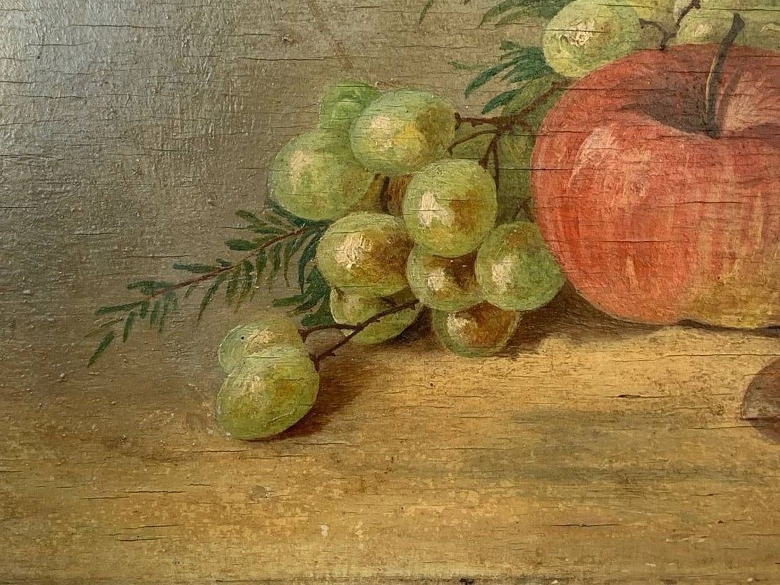 Oil painting Still life with apples - 4